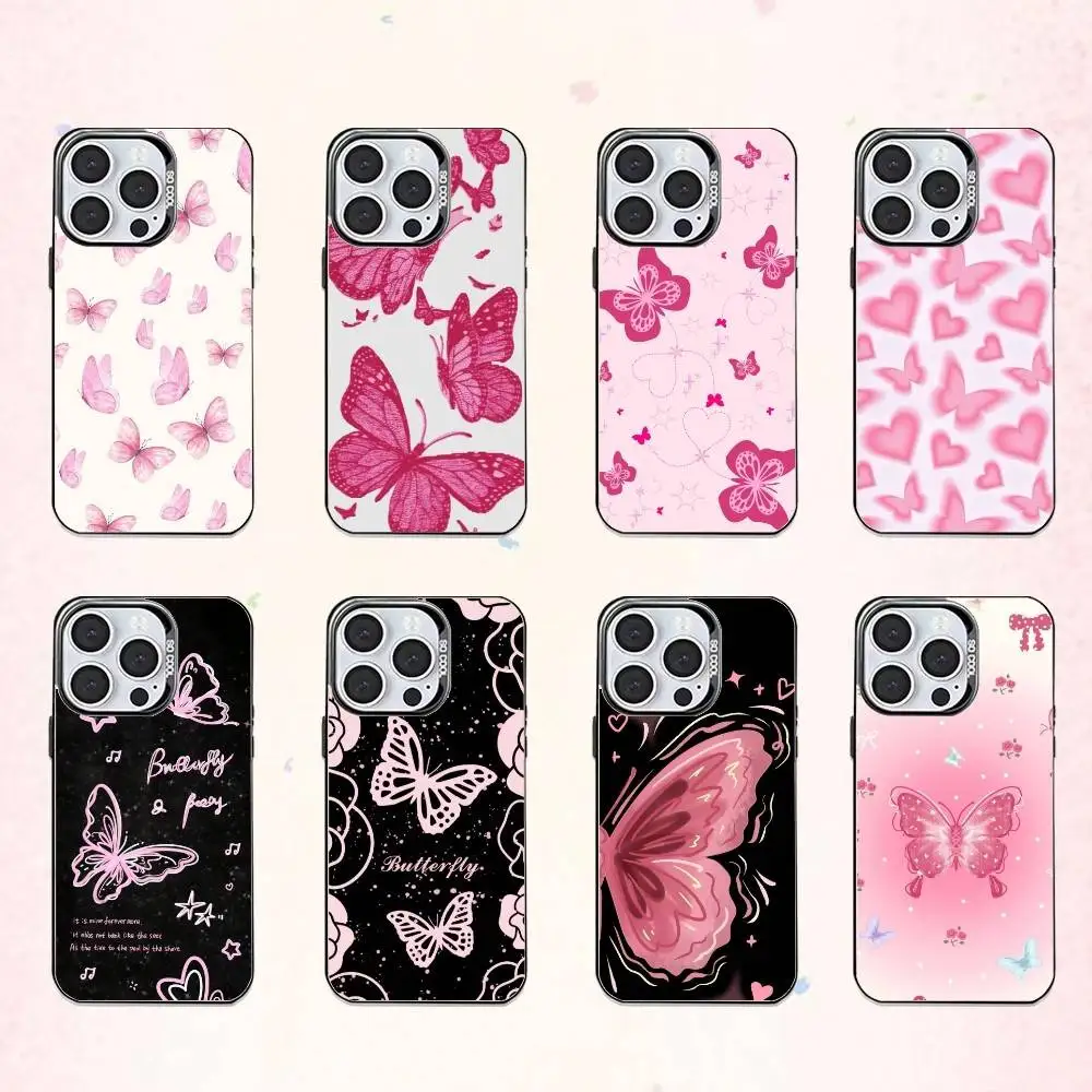 R-Retro B-Butterfly Printing Phone Case For iPhone17,16,15,14,13,12,11 Plus,Pro Max Colored Silver Plated Inside Cover
R-Retro B-Butterfly Printing Phone Case For iPhone17,16,15,14,13,12,11 Plus,Pro Max Colored Silver Plated Inside Cover
