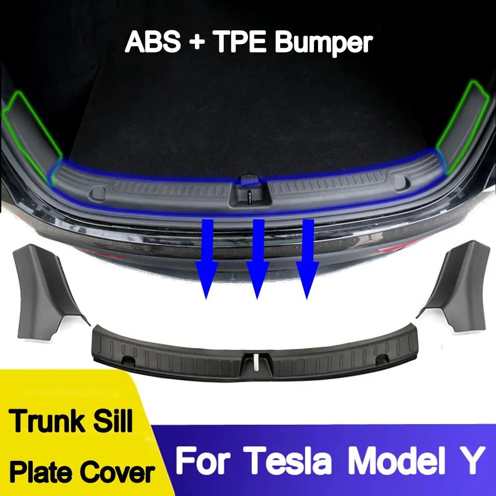Trunk Sill Protector Guard For Tesla Model Y Anti-Scratch Mat Rear Trunk Sill Cover Bumper ABS Anti-Scratch Car Accessories
Trunk Sill Protector Guard For Tesla Model Y Anti-Scratch Mat Rear Trunk Sill Cover Bumper ABS Anti-Scratch Car Accessories