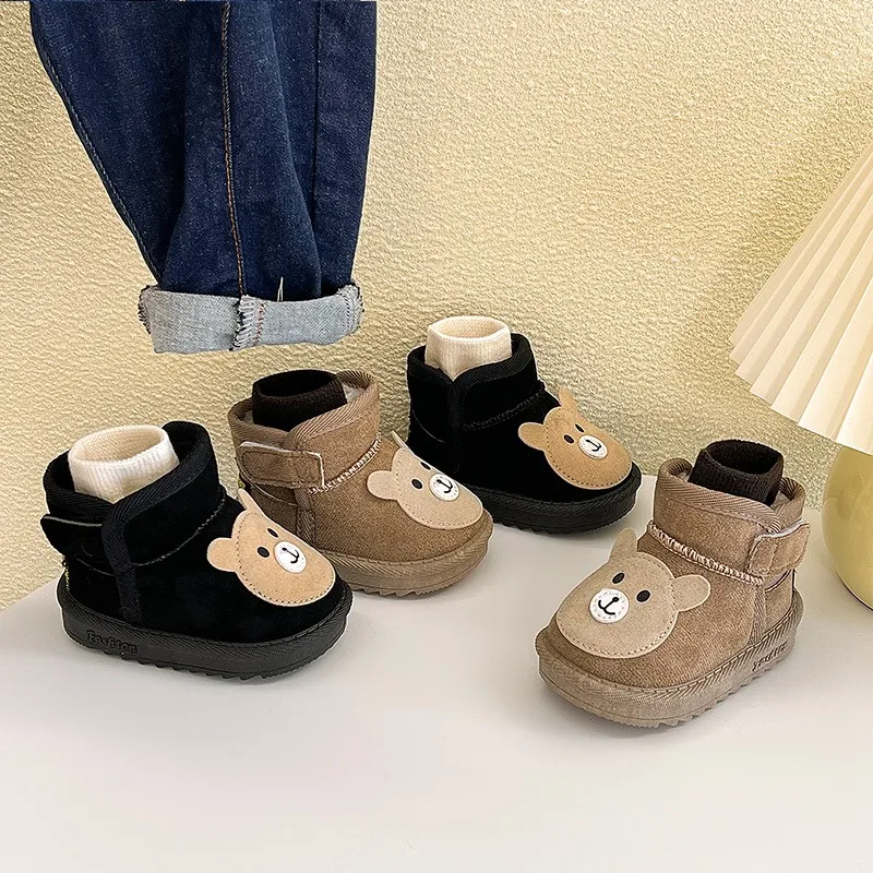 Winter Baby Boys Girls Snow Boots New Classic Plush Warm Non-slip Kids Fashion Ankle Boots Size 15-27 Childrens Cotton Shoes
Winter Baby Boys Girls Snow Boots New Classic Plush Warm Non-slip Kids Fashion Ankle Boots Size 15-27 Childrens Cotton Shoes