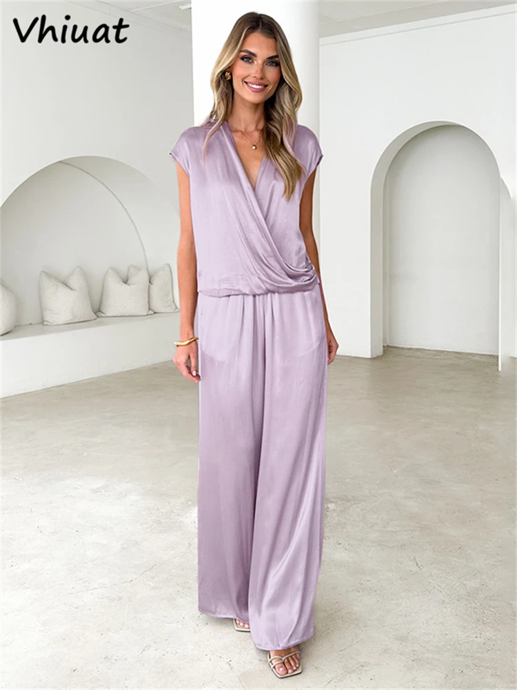 Vhiuat Elegant Women Sleeve Pants Set Sleeveless Tops+Long Trousers New Summer Sports 2 Piece Set Fashion Streetwear Outfits
Vhiuat Elegant Women Sleeve Pants Set Sleeveless Tops+Long Trousers New Summer Sports 2 Piece Set Fashion Streetwear Outfits