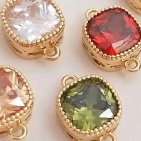 14-каратное золото, инкрустированный цветным циркониевым квадратным двойным подвесным кулоном, браслет ручной работы, ожерелье, аксессуары K286
14-каратное золото, инкрустированный цветным циркониевым квадратным двойным подвесным кулоном, браслет ручной работы, ожерелье, аксессуары K286