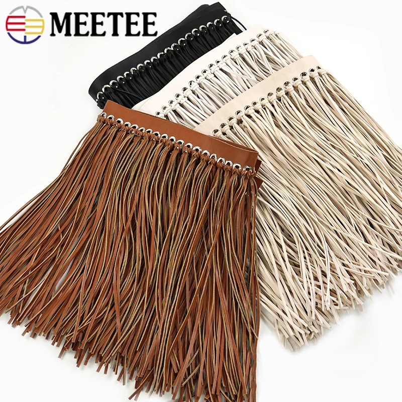 1M Meetee Faux PU Leather Fringe Tassel 30cm Ribbon Laces Trim Handbag Costume Dress Decorative Tassels DIY Sewing Accessories
1M Meetee Faux PU Leather Fringe Tassel 30cm Ribbon Laces Trim Handbag Costume Dress Decorative Tassels DIY Sewing Accessories