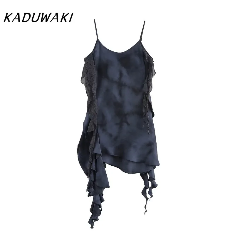 KADUWAKI 2025 Spring Women Dress Ruffles Slip Short Dresses for Women Short Dress Summer Backless Sexy Party Mini Dresses Woman
KADUWAKI 2025 Spring Women Dress Ruffles Slip Short Dresses for Women Short Dress Summer Backless Sexy Party Mini Dresses Woman