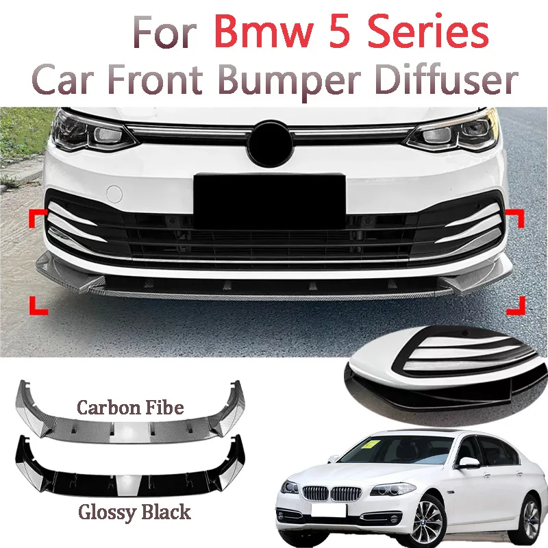 5Pcs Car Front Bumper Splitter Lip Body Kit Lips Diffuser Lip Guard Anti-Collision Cover For Bmw 5 Series 2011-2017
5Pcs Car Front Bumper Splitter Lip Body Kit Lips Diffuser Lip Guard Anti-Collision Cover For Bmw 5 Series 2011-2017