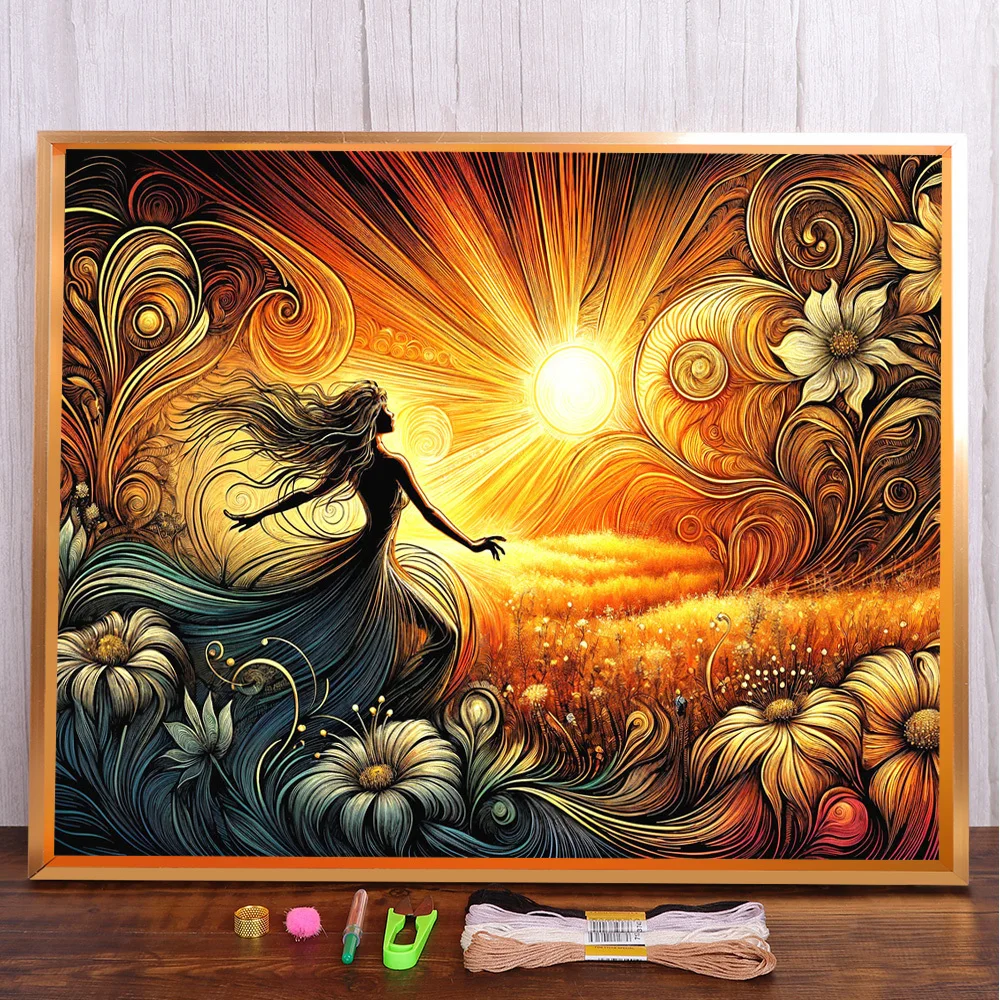 Abstract Art Printed Canvas 11CT Cross-Stitch Set Embroidery DMC Threads Knitting Sewing Craft Handmade Mulina Wholesale Package
Abstract Art Printed Canvas 11CT Cross-Stitch Set Embroidery DMC Threads Knitting Sewing Craft Handmade Mulina Wholesale Package