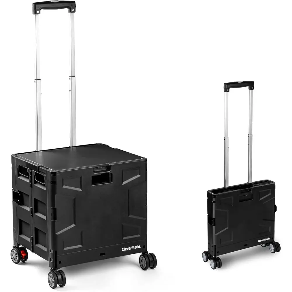 Foldable 35L Rolling Crate with Lid - 4-Wheel Utility Cart for Teachers, Groceries, Travel, and Office Storage, 75 lbs Capacity,
Foldable 35L Rolling Crate with Lid - 4-Wheel Utility Cart for Teachers, Groceries, Travel, and Office Storage, 75 lbs Capacity,