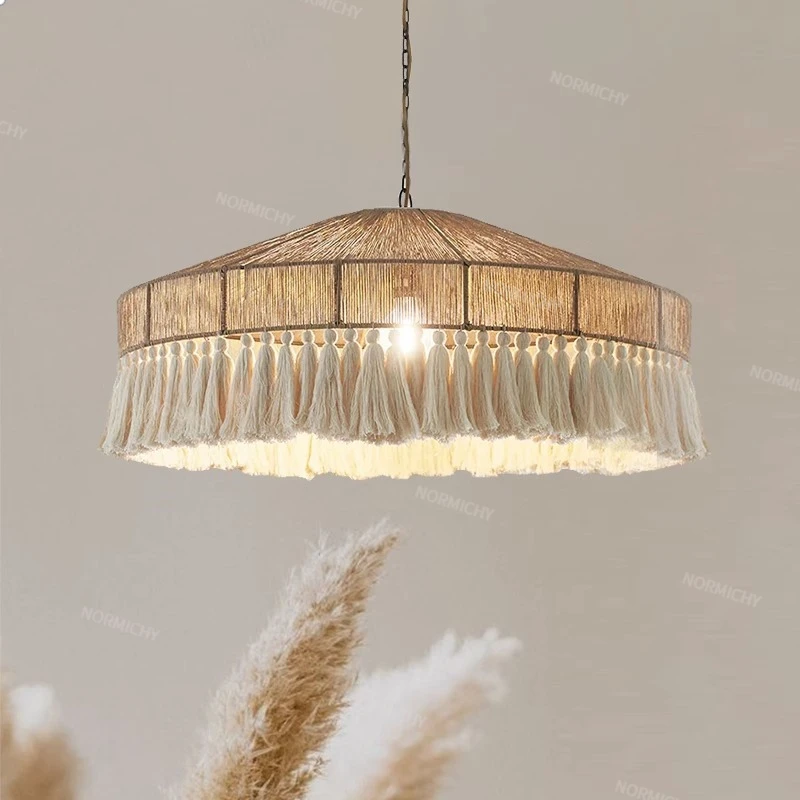 Bohemian Retro Hemp Rope Tassel Pendant Lamp Creative Home Decoration Bedroom Lamp Japanese Restaurant Lamp Ceiling Lamp
Bohemian Retro Hemp Rope Tassel Pendant Lamp Creative Home Decoration Bedroom Lamp Japanese Restaurant Lamp Ceiling Lamp