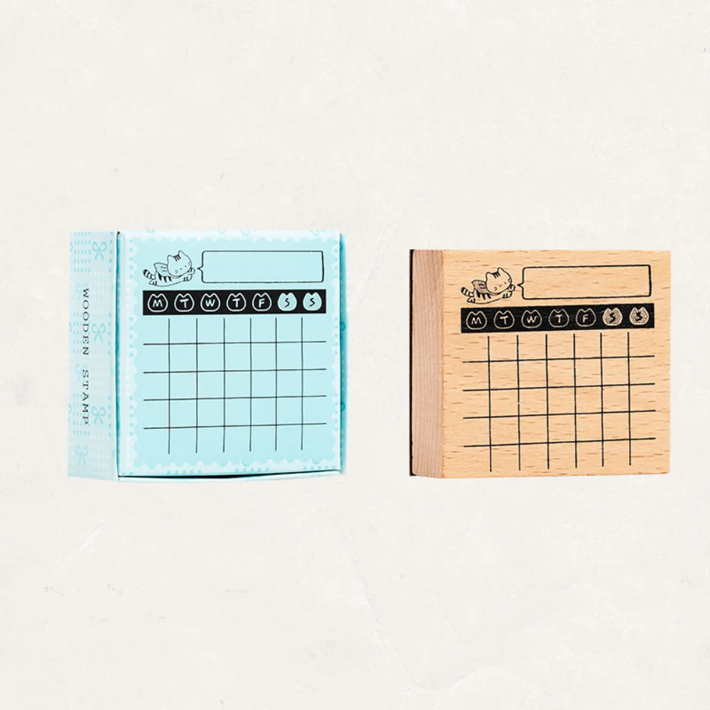 High Quality Retro Calendar Stamp Seal Portable Wooden Weekly Calendar Seal Reusable Monthly Calendar Seal
High Quality Retro Calendar Stamp Seal Portable Wooden Weekly Calendar Seal Reusable Monthly Calendar Seal