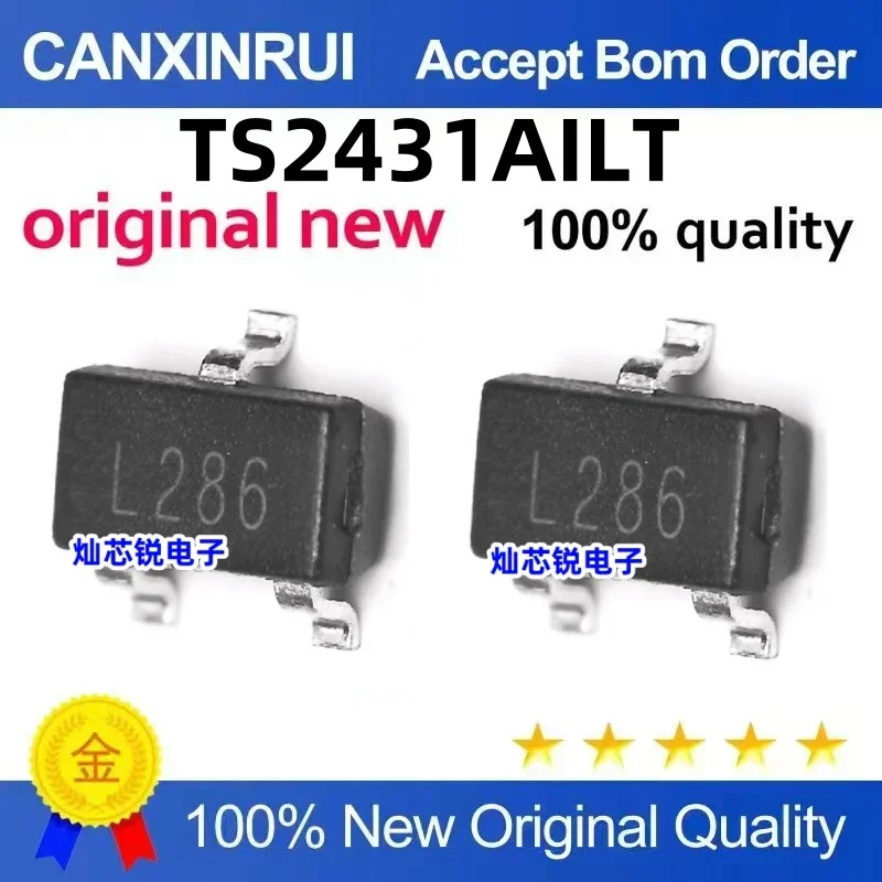 (5-100 pieces)Brand new original TS2431AILT silk screen L28G L286 SOT23 spot chip IC
(5-100 pieces)Brand new original TS2431AILT silk screen L28G L286 SOT23 spot chip IC