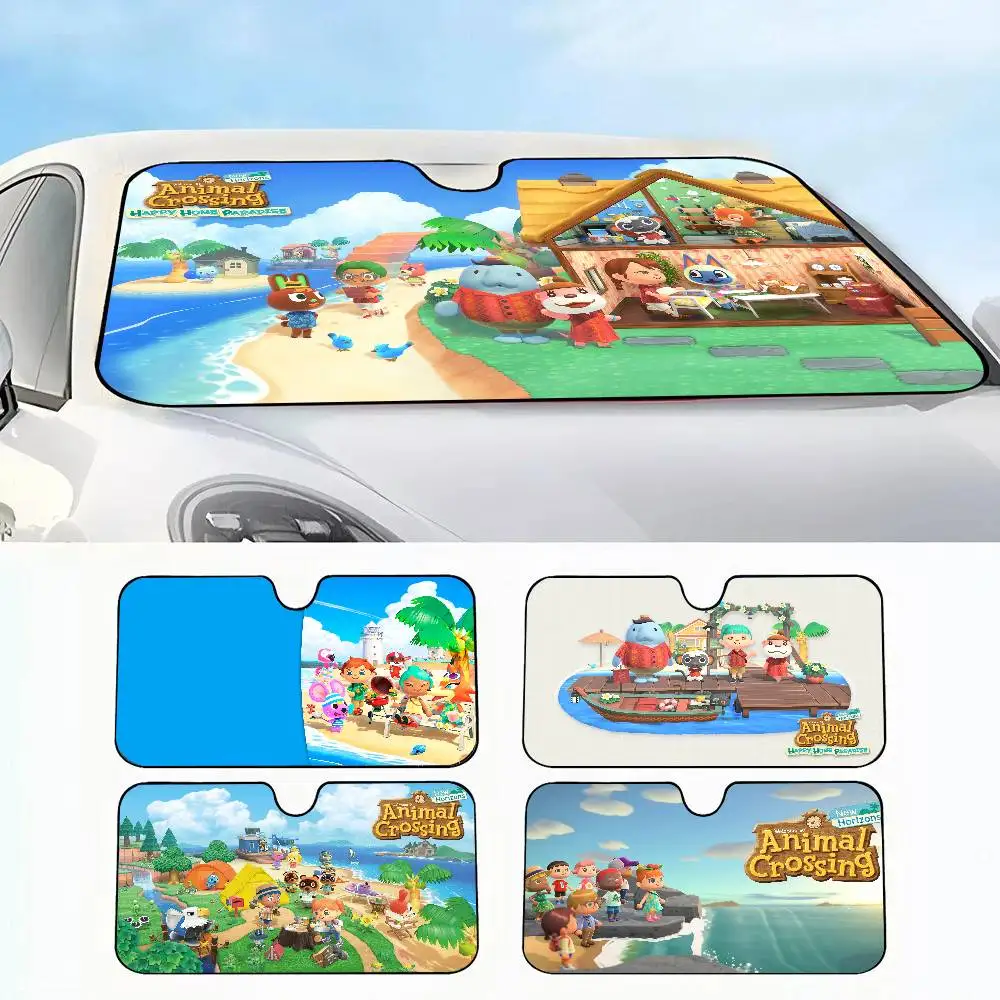 Автомобильный солнцезащитный козырек Animal Crossing, изоляционный солнцезащитный козырек на лобовое стекло автомобиля, защита от ультрафиолета
Автомобильный солнцезащитный козырек Animal Crossing, изоляционный солнцезащитный козырек на лобовое стекло автомобиля, защита от ультрафиолета