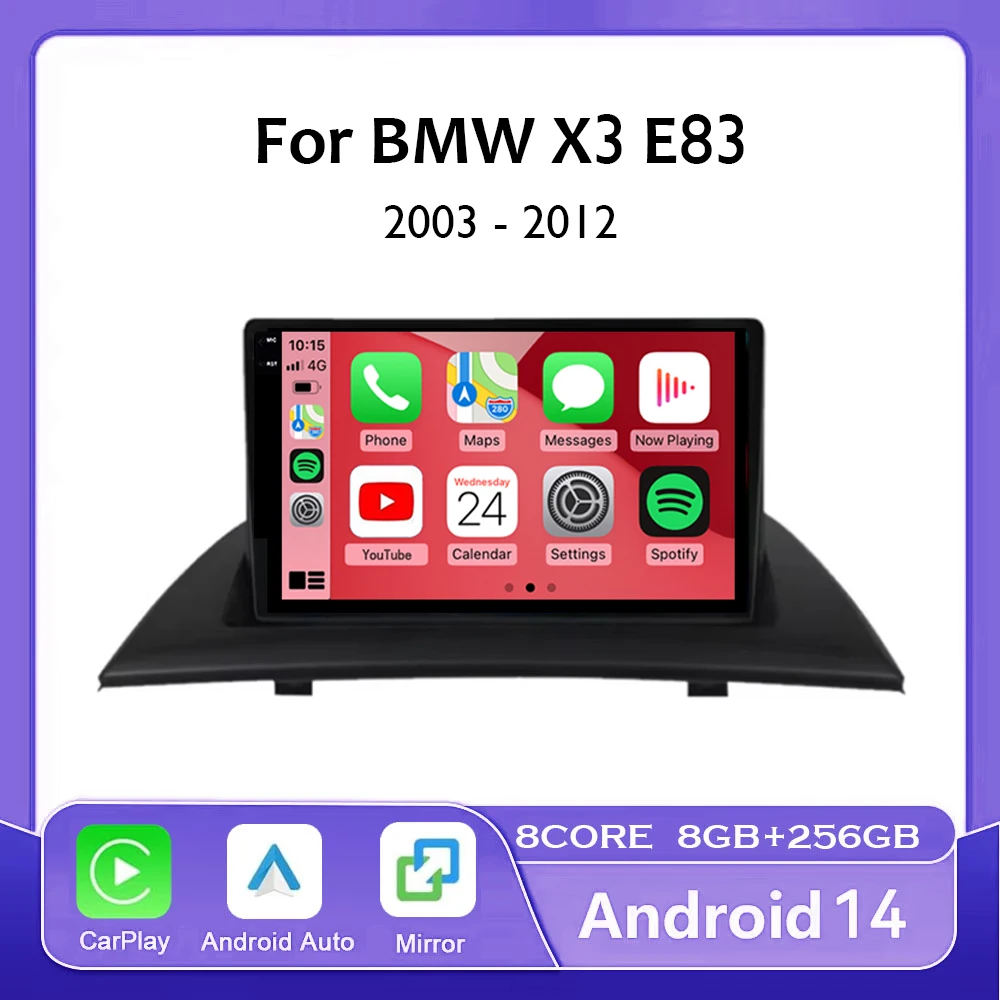 Android 14 для BMW X3 E83 2004 2005 20072008 2009 2010 2011 2012, навигация, GPS, авто CarPlay, радио, автомобильный мультимедийный видеоплеер
Android 14 для BMW X3 E83 2004 2005 20072008 2009 2010 2011 2012, навигация, GPS, авто CarPlay, радио, автомобильный мультимедийный видеоплеер