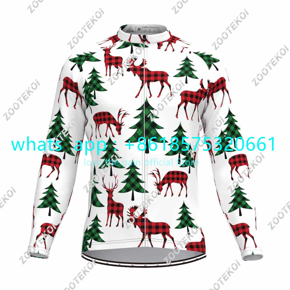 Cycling Jersey Men's Thermal Fleece Bicycle Clothing MTB Long Sleeve Warm Tops Santa Claus Gift Road Bike Jacket Sportswear
Cycling Jersey Men's Thermal Fleece Bicycle Clothing MTB Long Sleeve Warm Tops Santa Claus Gift Road Bike Jacket Sportswear