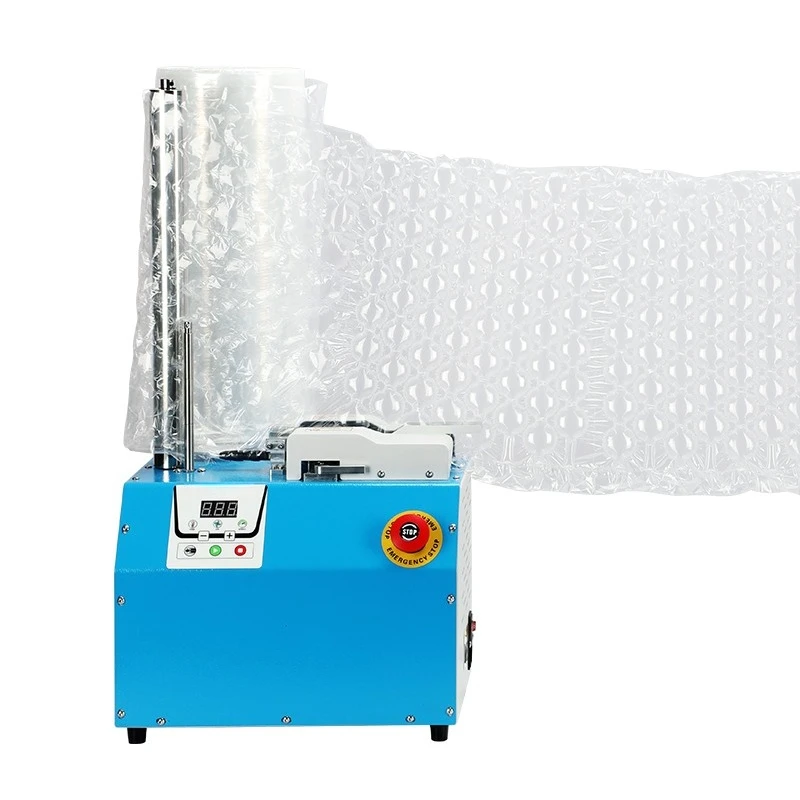 Fully automatic electric air pillow machine works stably & inflatable cushion film packaging 220 volts voltage
Fully automatic electric air pillow machine works stably & inflatable cushion film packaging 220 volts voltage