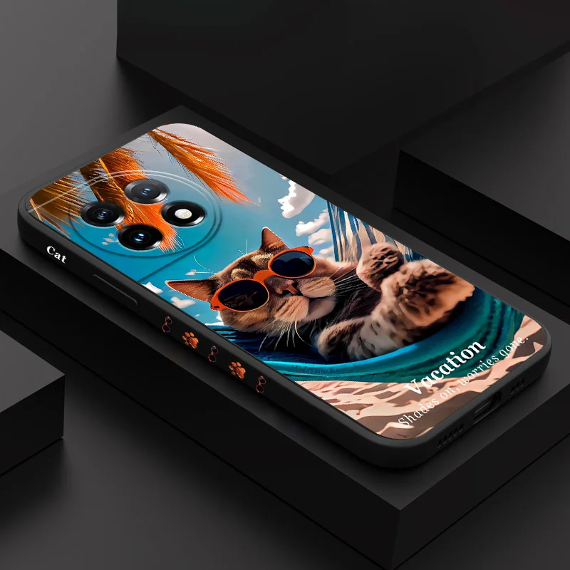 Vacation Cat Phone Case For Oneplus 13 13R 12 12R 11 11R 10 10R 10T 9R 9RT 9 8T 8 7 7T Pro 5G Liquid Silicone Cover
Vacation Cat Phone Case For Oneplus 13 13R 12 12R 11 11R 10 10R 10T 9R 9RT 9 8T 8 7 7T Pro 5G Liquid Silicone Cover