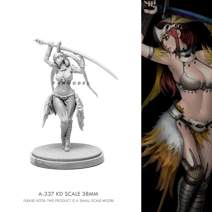 38mm Beauty Unpainted Resin Model DIY Toy Garage kit Model Kits Figure Colorless And Unassembled A-337
38mm Beauty Unpainted Resin Model DIY Toy Garage kit Model Kits Figure Colorless And Unassembled A-337