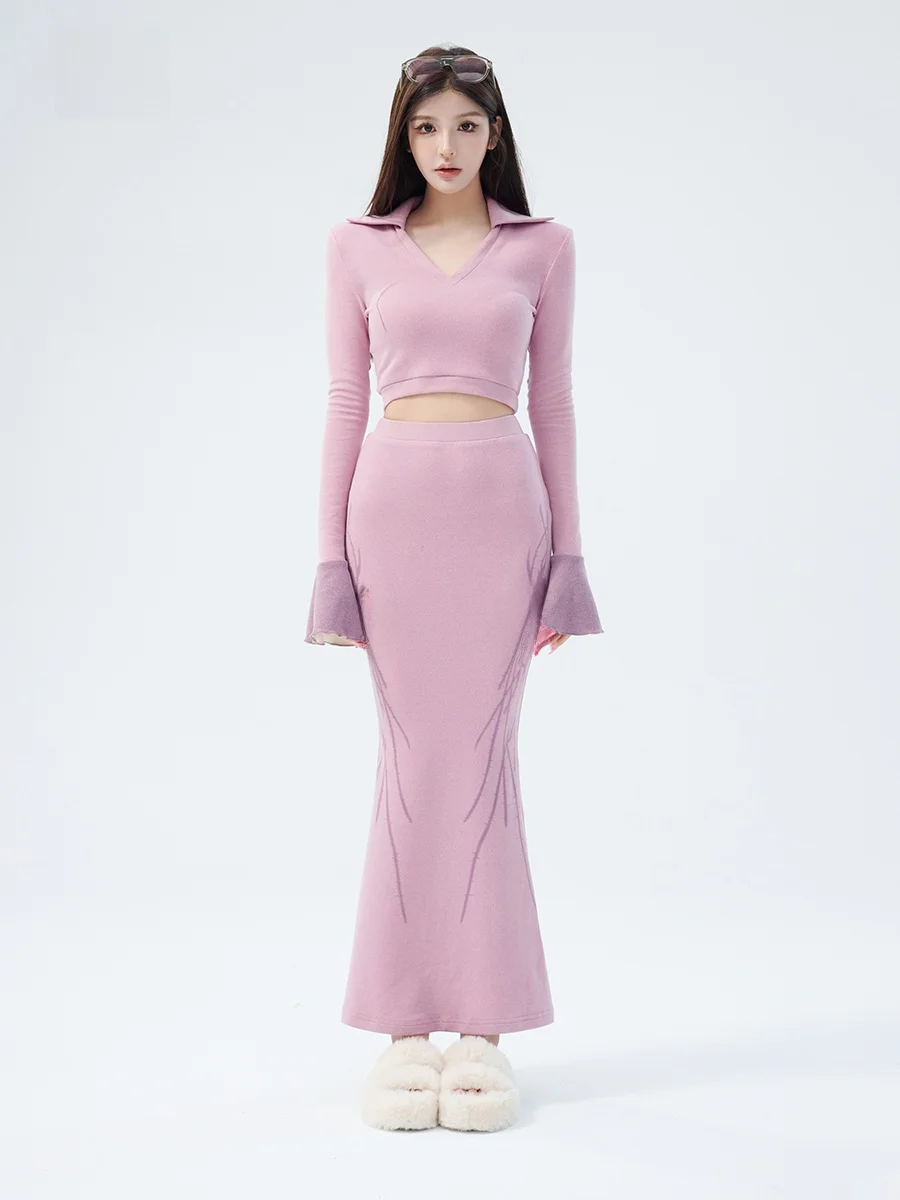 Azepam Spicy ort Printed Knitwear Women's Elastic Skin-friendly Pure Desire Rose Floral Design Slim Fit Long Sve Top
Azepam Spicy ort Printed Knitwear Women's Elastic Skin-friendly Pure Desire Rose Floral Design Slim Fit Long Sve Top