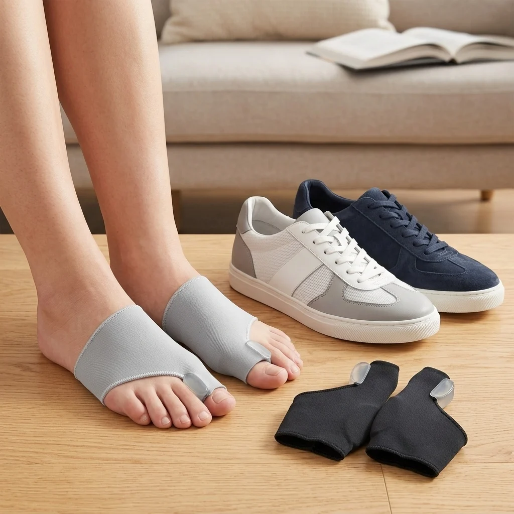 Enhanced Foot Guard Sleeve Toe Separator Hallux Valgus Bunion Corrector Orthotics Women Men Separate Toe Device Day Night Use
Enhanced Foot Guard Sleeve Toe Separator Hallux Valgus Bunion Corrector Orthotics Women Men Separate Toe Device Day Night Use
