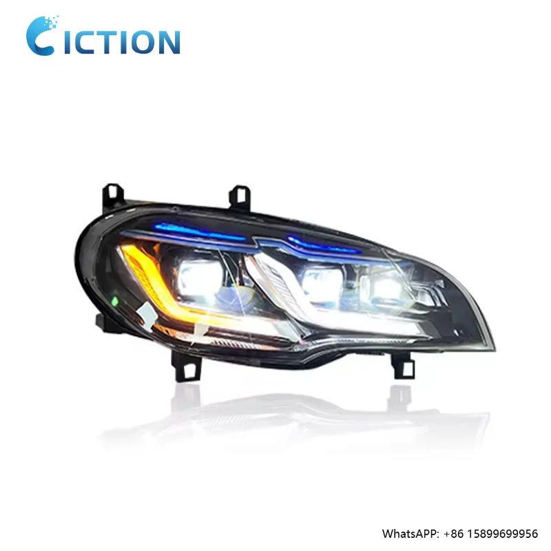 New Car Led Headlights for E70 X5 Accessories 2007-2013 E70 Modified Led Front DRL Turn Signal Lights Assembly
New Car Led Headlights for E70 X5 Accessories 2007-2013 E70 Modified Led Front DRL Turn Signal Lights Assembly