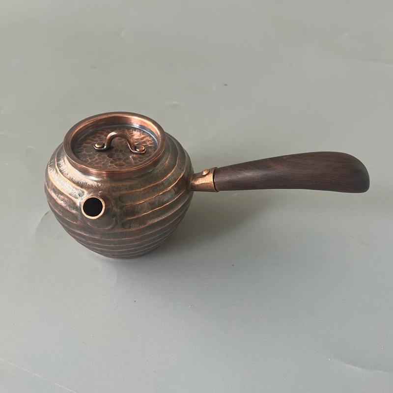 Copper Teapot Pure Copper Handmade Water Kettle Side Handle Lid High Grade Gift
Copper Teapot Pure Copper Handmade Water Kettle Side Handle Lid High Grade Gift