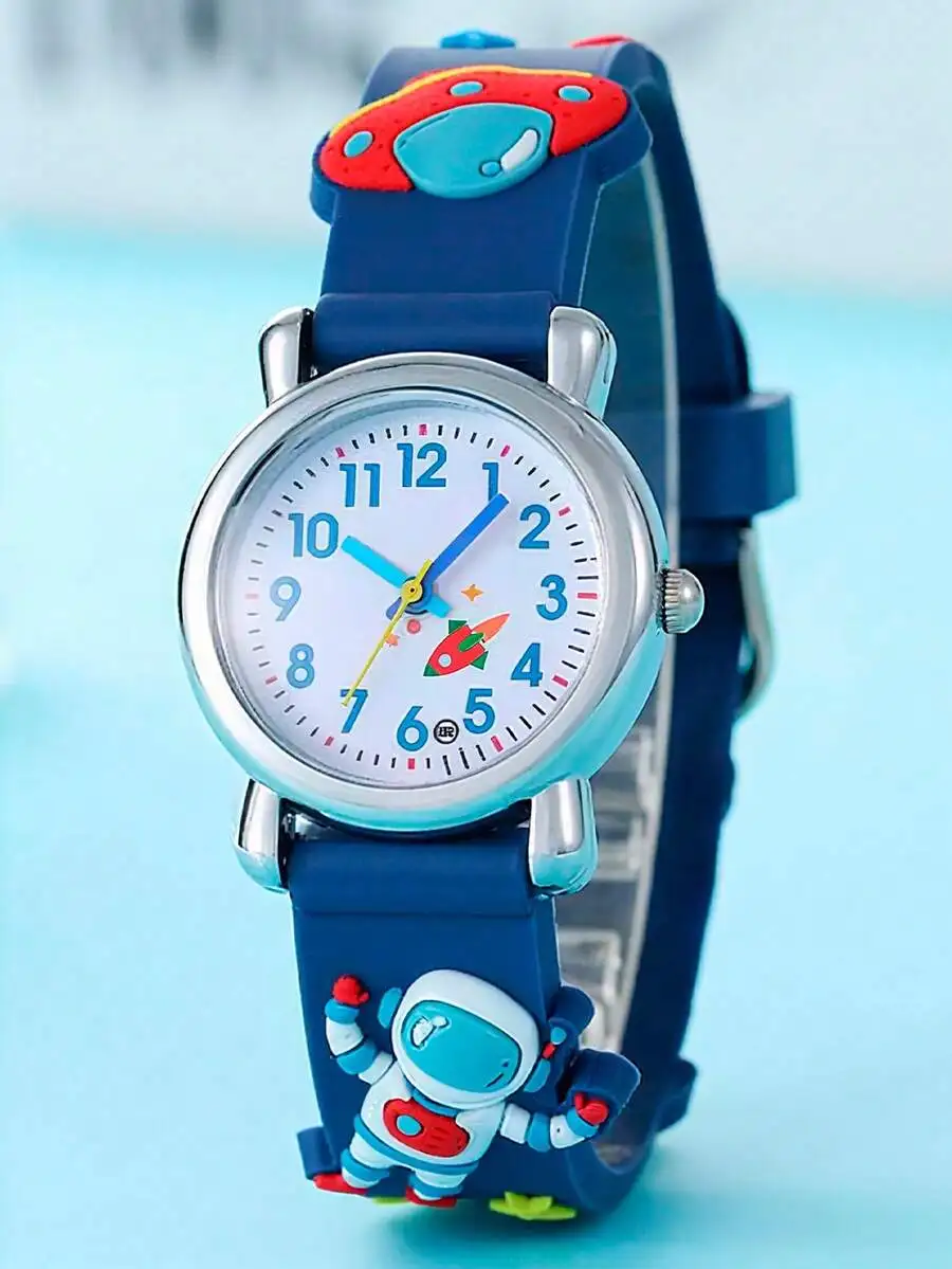 1pc Children's Quartz Watch With Astronaut & UFO Pattern, Suitable For Daily Wear Or As A Gift children's day gifts
1pc Children's Quartz Watch With Astronaut & UFO Pattern, Suitable For Daily Wear Or As A Gift children's day gifts