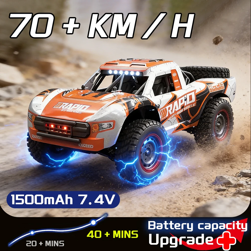Q130B 4WD RC Car 70km/h High Speed Brushless Motor Off-Road Truck 2.4G Remote Control Vehicle Racing Car Toys for Adults Kids
Q130B 4WD RC Car 70km/h High Speed Brushless Motor Off-Road Truck 2.4G Remote Control Vehicle Racing Car Toys for Adults Kids