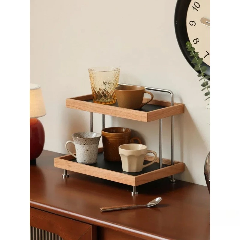Medieval Cherry Wood Cosmetics Storage Rack Multifunctional Desktop Finishing Cup Perfume Retro Shelf
Medieval Cherry Wood Cosmetics Storage Rack Multifunctional Desktop Finishing Cup Perfume Retro Shelf