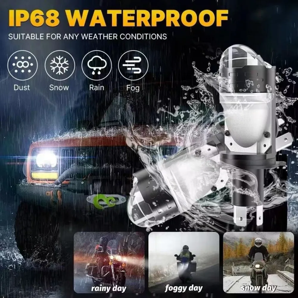 High Power H4 LED Projector Len Direct Insertion Super Bright Car Motorcycle Turbo Fan Lamp Waterproof High Low Light
High Power H4 LED Projector Len Direct Insertion Super Bright Car Motorcycle Turbo Fan Lamp Waterproof High Low Light