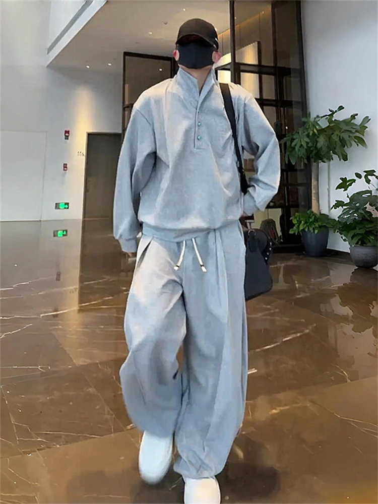 Элитный повседневный комплект для мужчин бирюзового цвета, весна-осень 2025, свободный универсальный парный свитшот и спортивные брюки, комплект из двух предметов
Элитный повседневный комплект для мужчин бирюзового цвета, весна-осень 2025, свободный универсальный парный свитшот и спортивные брюки, комплект из двух предметов