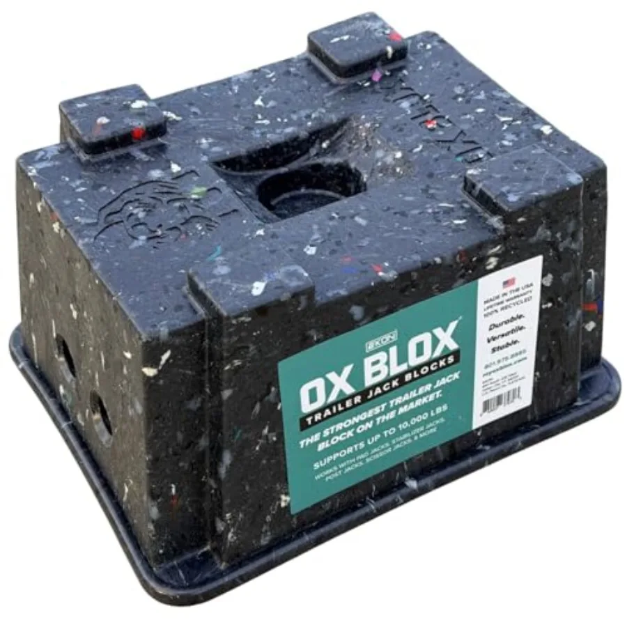 RV leveling blocks stabilizer pads for tongue jack, 5th wheel, camper travel trailer: heavy duty recycled plastic, black, 10, 0
RV leveling blocks stabilizer pads for tongue jack, 5th wheel, camper travel trailer: heavy duty recycled plastic, black, 10, 0
