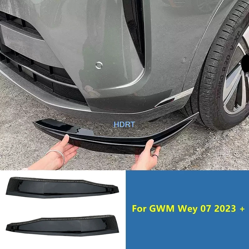Car Styling Front Bumper Lip Corner Splitter Cover Anti Collision Trim Protector Decoration Accessories For GWM Wey 07 2023 +
Car Styling Front Bumper Lip Corner Splitter Cover Anti Collision Trim Protector Decoration Accessories For GWM Wey 07 2023 +