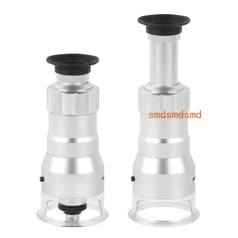Handheld Portable 40X 60X 100X HD Recognition Magnifier Scale Measuring Microscope Magnifying Glass With Surround LED Fill Light
Handheld Portable 40X 60X 100X HD Recognition Magnifier Scale Measuring Microscope Magnifying Glass With Surround LED Fill Light