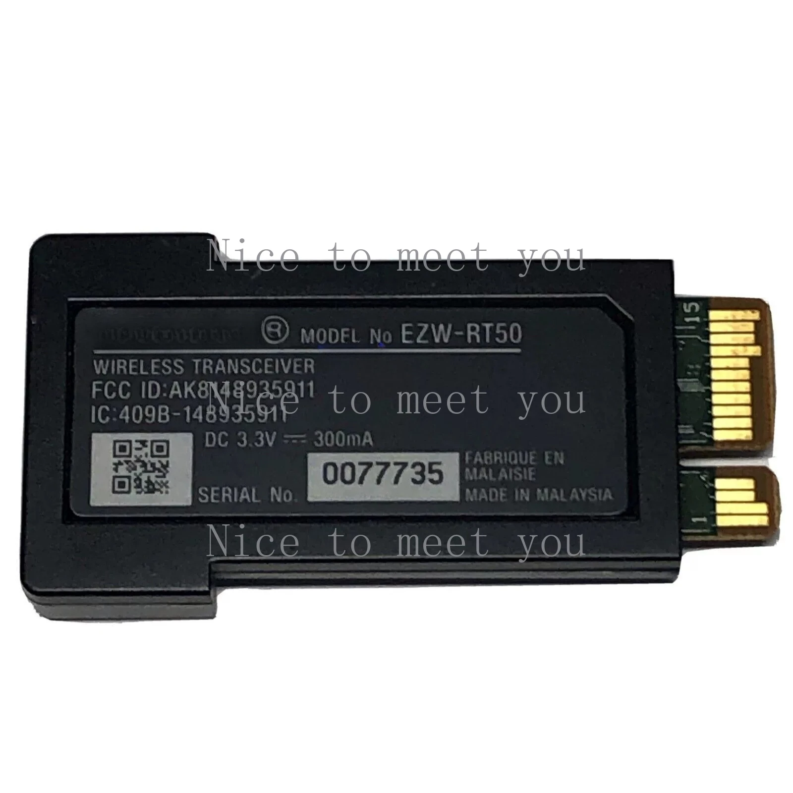 For SONY BDV-N790W, N8100W, BDV-N890W Wireless Receiver Transmitter EZW-RT50
For SONY BDV-N790W, N8100W, BDV-N890W Wireless Receiver Transmitter EZW-RT50