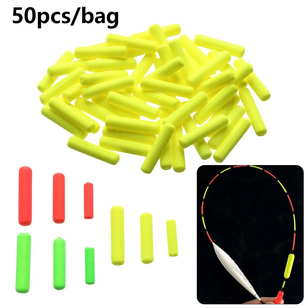 Light Weight Cylinder Foam Floats Ball Oval Floats Beads Indicator Fish Beans Rig Carp Bobbers Fishing Accessories 50 Pcs/Bag
Light Weight Cylinder Foam Floats Ball Oval Floats Beads Indicator Fish Beans Rig Carp Bobbers Fishing Accessories 50 Pcs/Bag