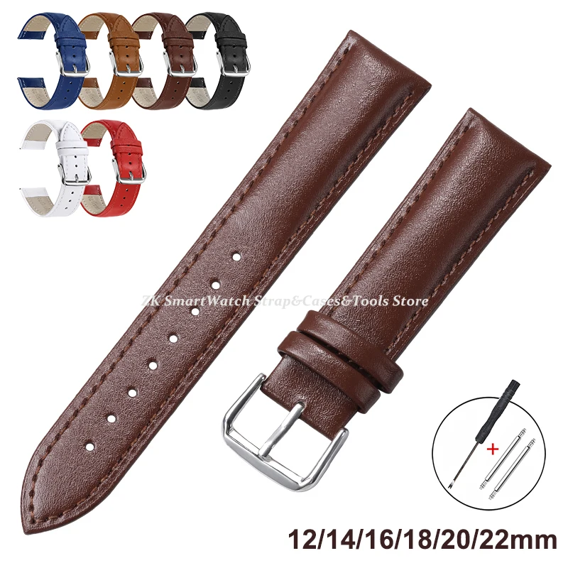 Universal Replacement Watch Strap 12/14/16/18/20/22mm Leather Watchband for Men Women Brown Black Bracelet for Smartwatch Straps
Universal Replacement Watch Strap 12/14/16/18/20/22mm Leather Watchband for Men Women Brown Black Bracelet for Smartwatch Straps