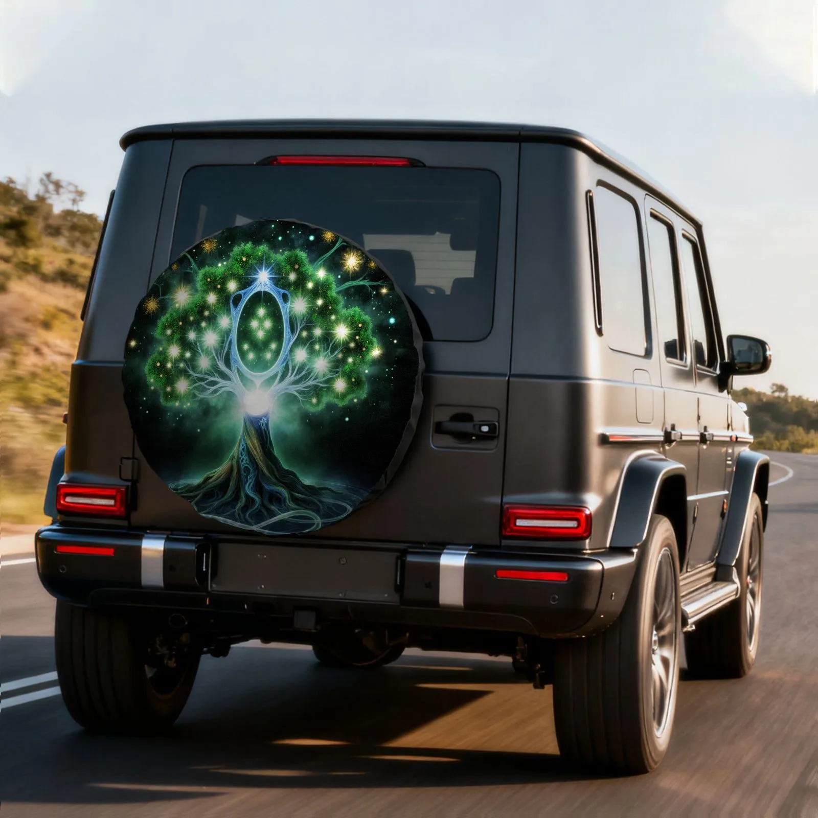 Magical Glowing Tree Spare Tire Cover Fantasy Polyester Durable SUV Accessory
Magical Glowing Tree Spare Tire Cover Fantasy Polyester Durable SUV Accessory