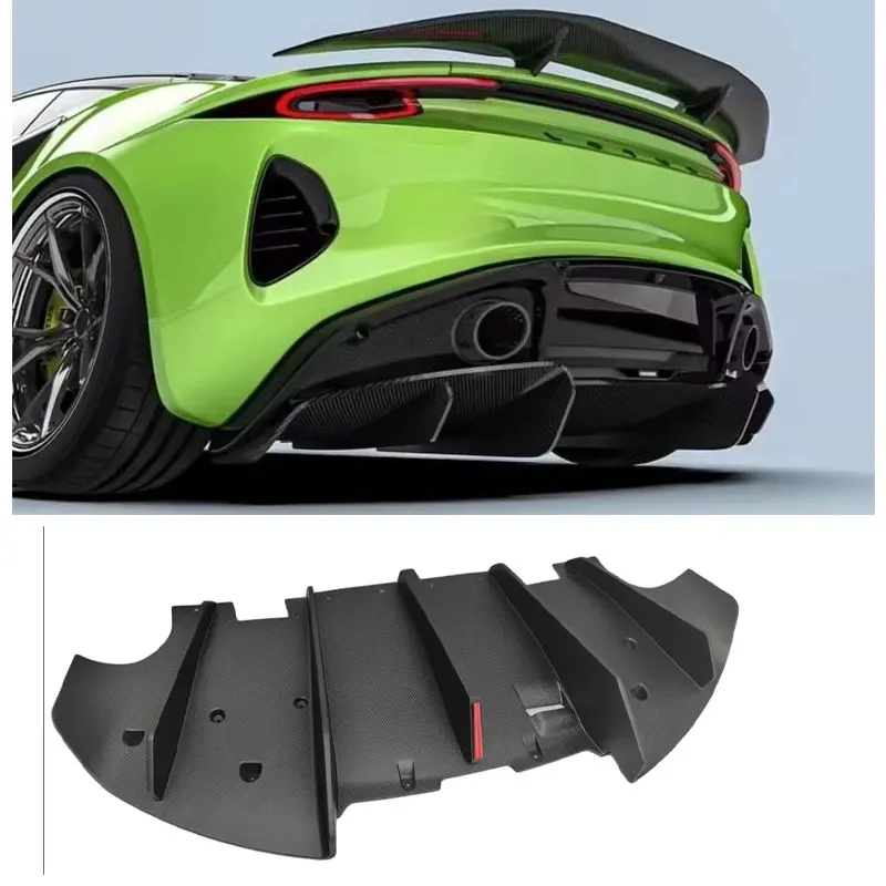 Real Dry CarbonReal Carbon Fiber Car Rear Bumper Diffuser For Lotus Emira Rear Splitters Spoiler Body Kit
Real Dry CarbonReal Carbon Fiber Car Rear Bumper Diffuser For Lotus Emira Rear Splitters Spoiler Body Kit