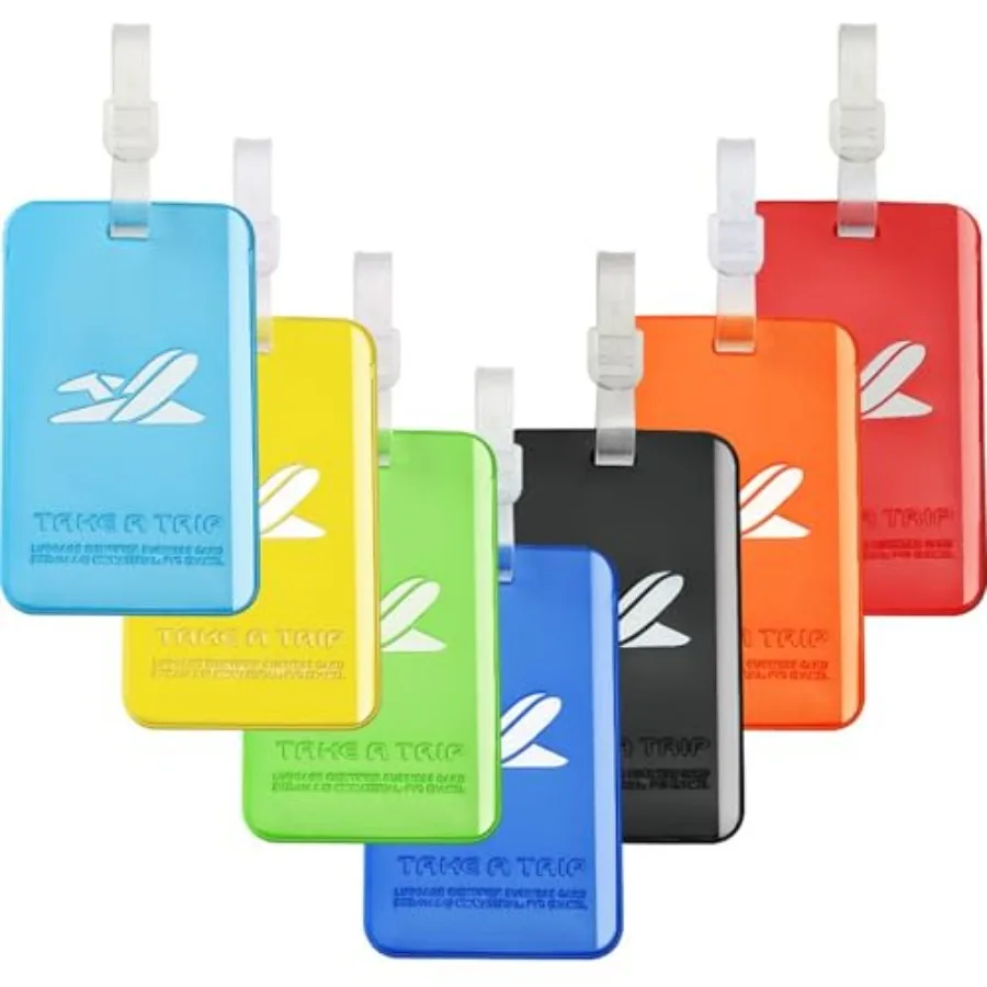 Bright Colorful Luggage Tags, Soft Assorted Suitcase Luggage Bag Labels by Aphlos
Bright Colorful Luggage Tags, Soft Assorted Suitcase Luggage Bag Labels by Aphlos