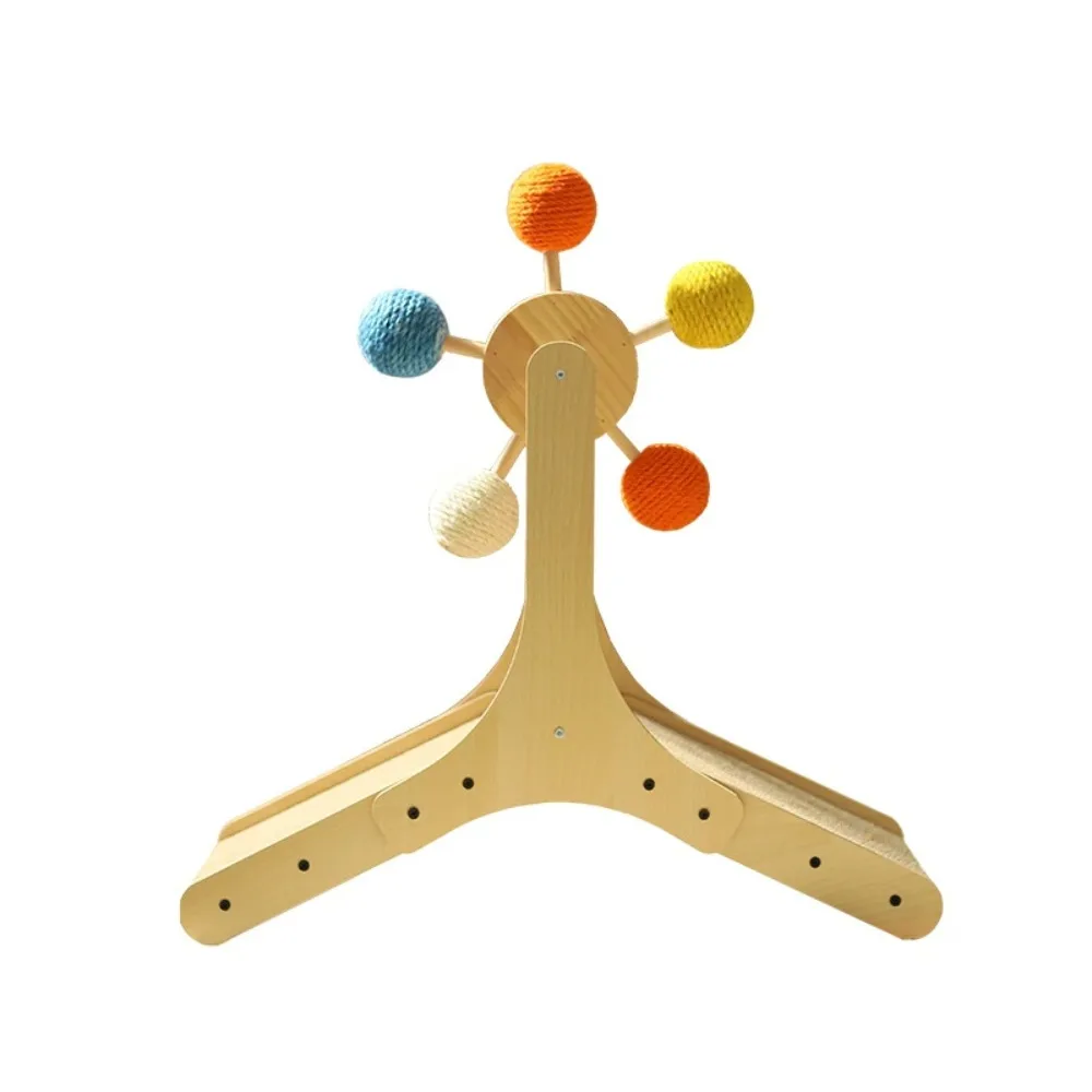Funny Cat Scratching Post Sisal Kitten Scratcher with Ferris Wheel Spinning Balls Cat Scratching Board for Cats Toys
Funny Cat Scratching Post Sisal Kitten Scratcher with Ferris Wheel Spinning Balls Cat Scratching Board for Cats Toys
