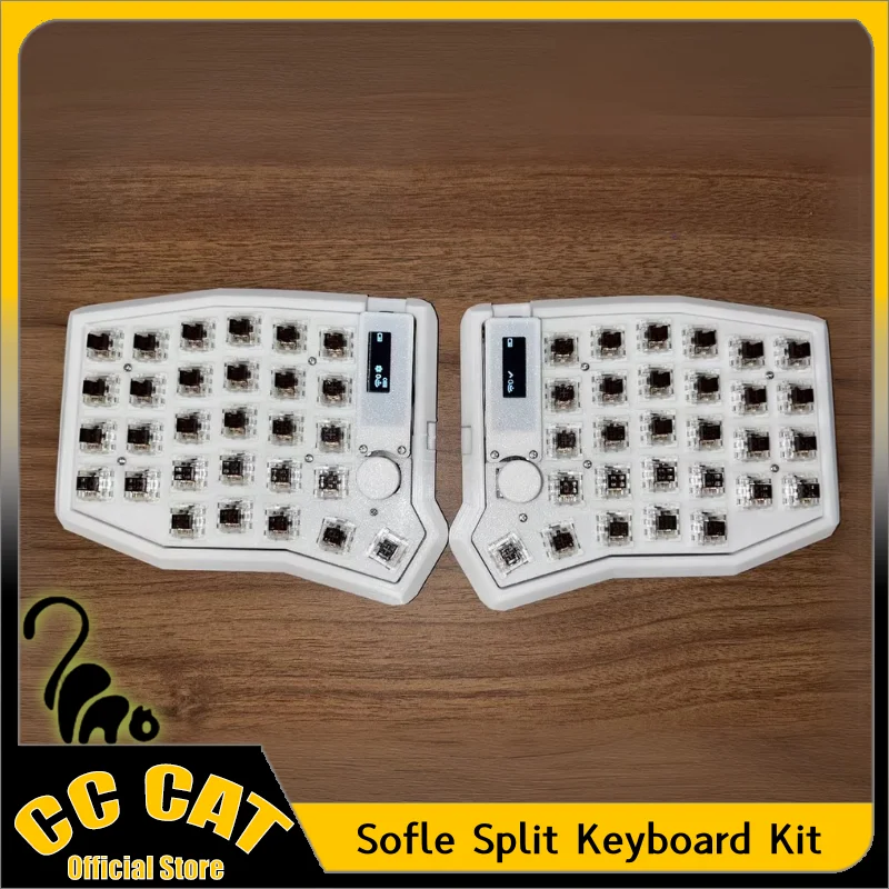 Sofle Split Keyboard Kit Wired Keyboard Kit Support Vial Split Keyboard Kit Customized With Knob Hot Swap Gamer Accessories Gift
Sofle Split Keyboard Kit Wired Keyboard Kit Support Vial Split Keyboard Kit Customized With Knob Hot Swap Gamer Accessories Gift