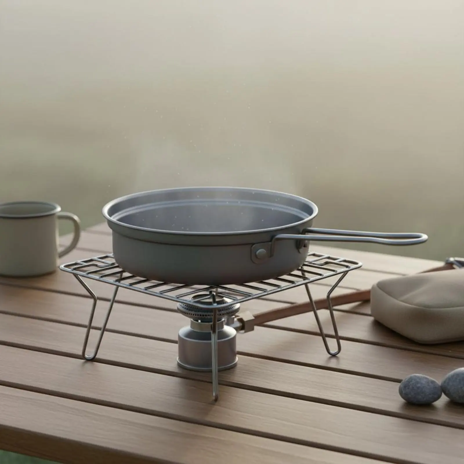 2 Pieces Metal Camping Cook Set High Strength Backpacking Cookware Kit Lightweight Metal Pot Foldable Handle for Outdoor Dining
2 Pieces Metal Camping Cook Set High Strength Backpacking Cookware Kit Lightweight Metal Pot Foldable Handle for Outdoor Dining