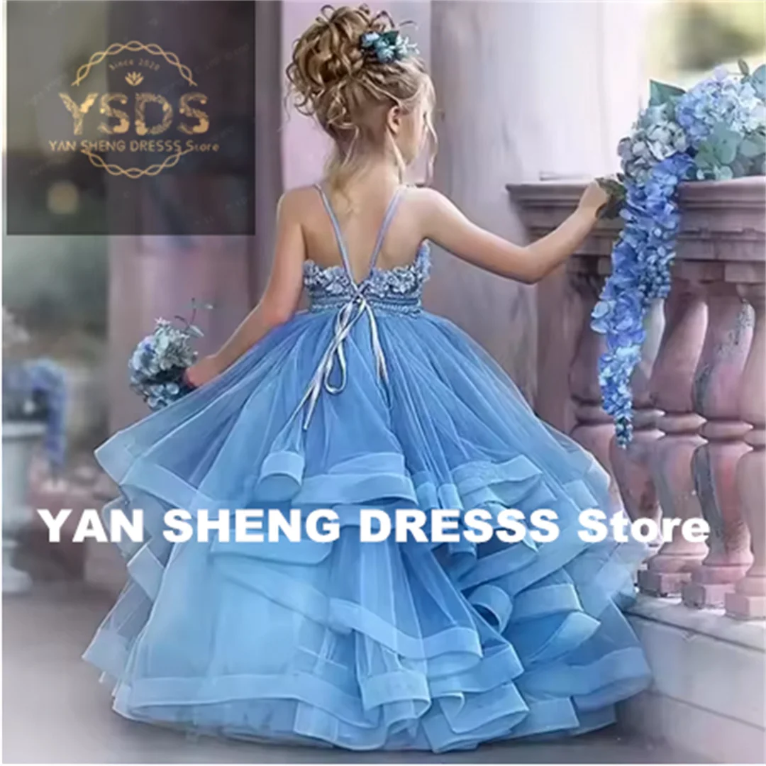 Customized Flower Girl Dresses for Weddings Long Appliques Tulle Princess Birthday Party Dress Formal Evening Ball Gown
Customized Flower Girl Dresses for Weddings Long Appliques Tulle Princess Birthday Party Dress Formal Evening Ball Gown