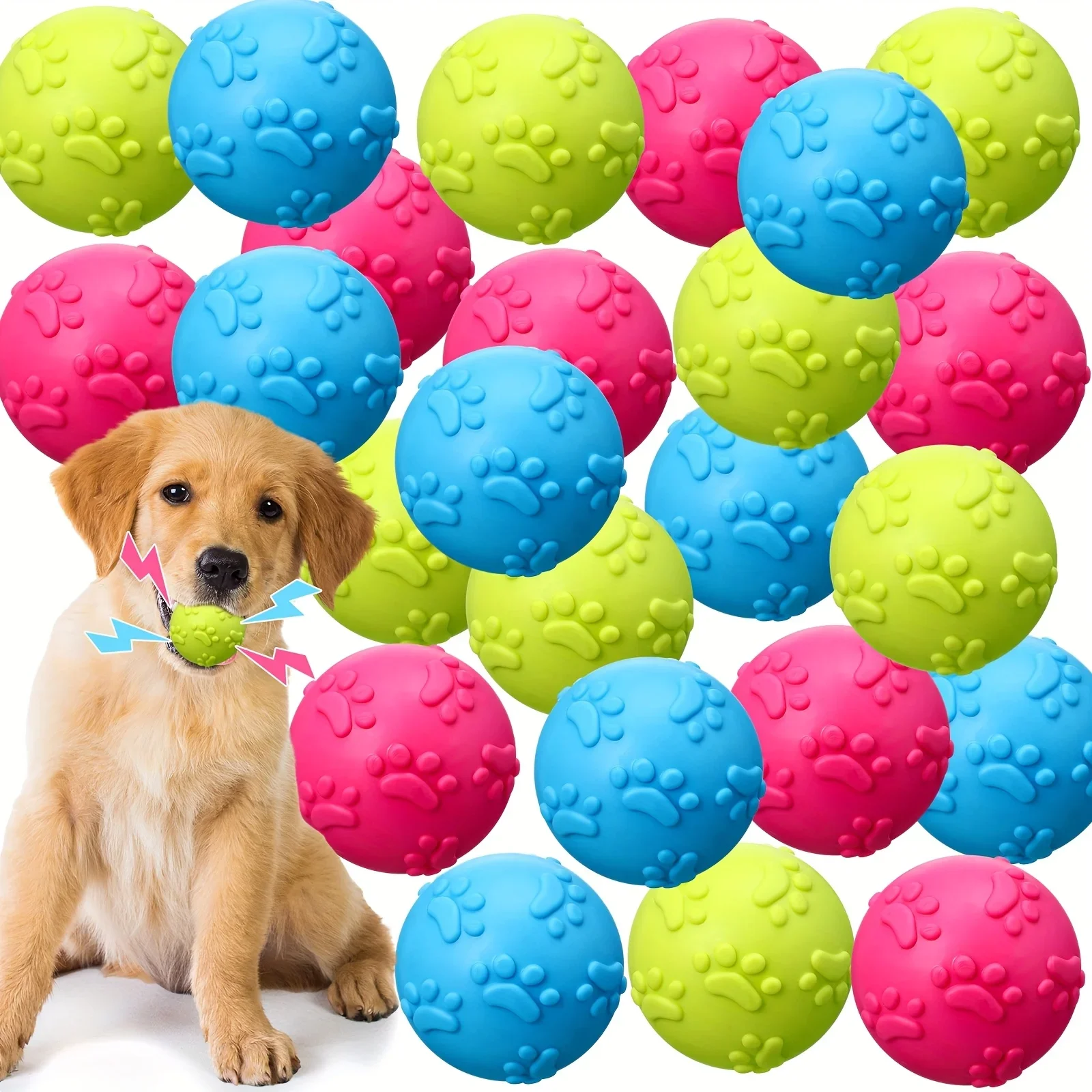 KEEHOME 24pcs Squeaky Balls for Dogs Rubber Squeaky Dog Toys Bulk 2.36 Inch Dog Toys Ball Interactive Chewing Ball for Medium And
KEEHOME 24pcs Squeaky Balls for Dogs Rubber Squeaky Dog Toys Bulk 2.36 Inch Dog Toys Ball Interactive Chewing Ball for Medium And
