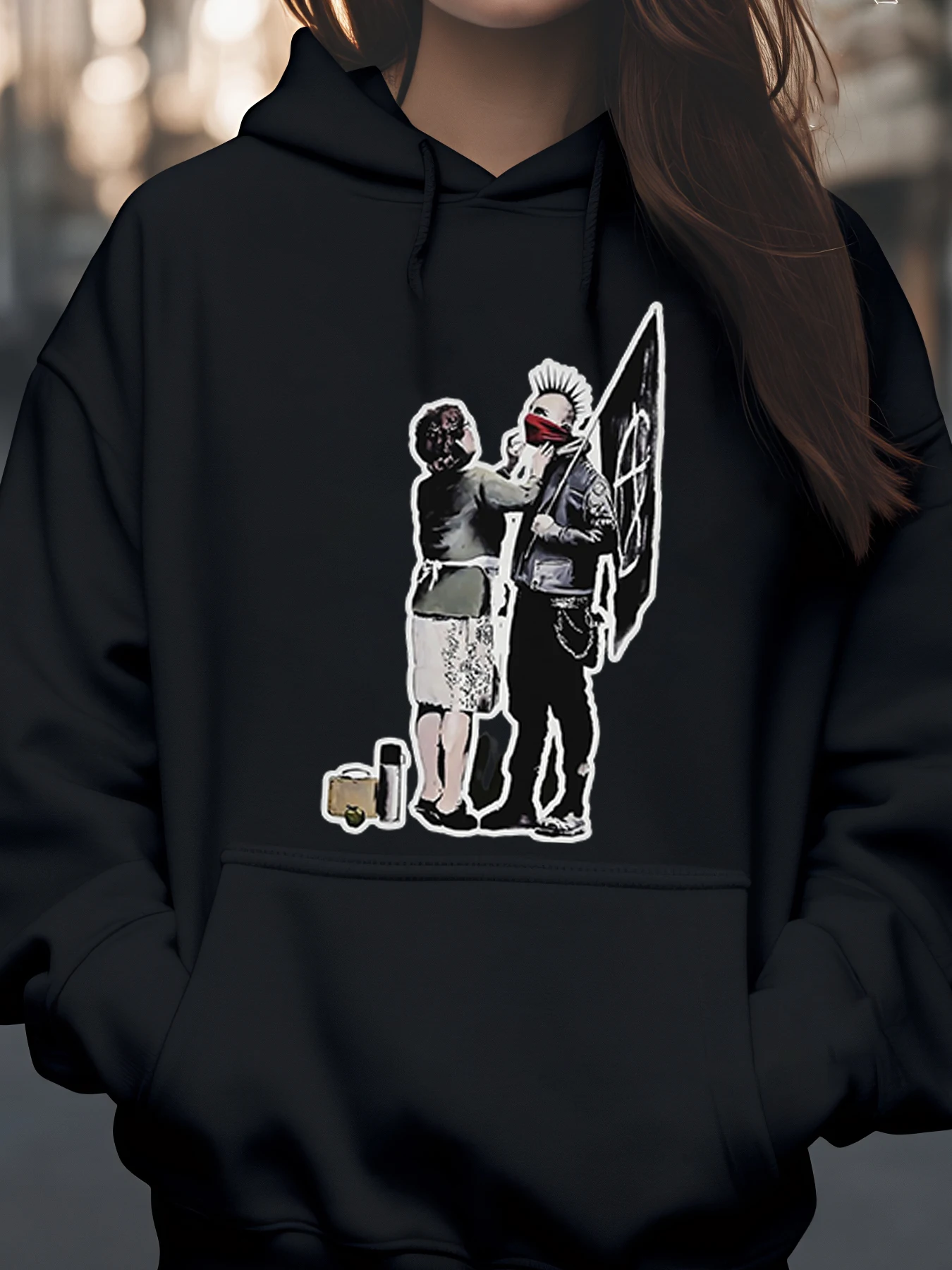 Толстовка с капюшоном на Хэллоуин для пары в стиле панк с принтом флага для женщин, повседневная уличная одежда
Толстовка с капюшоном на Хэллоуин для пары в стиле панк с принтом флага для женщин, повседневная уличная одежда