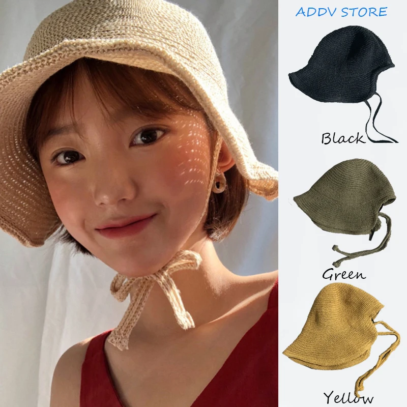 Japanese Strap Wide Brim Bucket Hats for Women Outdoor Spring Summer Lace-up Design Simple Female Sunshade Basin Cap Sombrero
Japanese Strap Wide Brim Bucket Hats for Women Outdoor Spring Summer Lace-up Design Simple Female Sunshade Basin Cap Sombrero