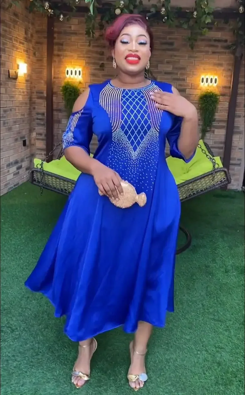 Spring African Wedding Party Dresses for Women Elegant African Half Sleeve O-neck Evening Long Dress Dashiki Africa Clothing 3XL
Spring African Wedding Party Dresses for Women Elegant African Half Sleeve O-neck Evening Long Dress Dashiki Africa Clothing 3XL