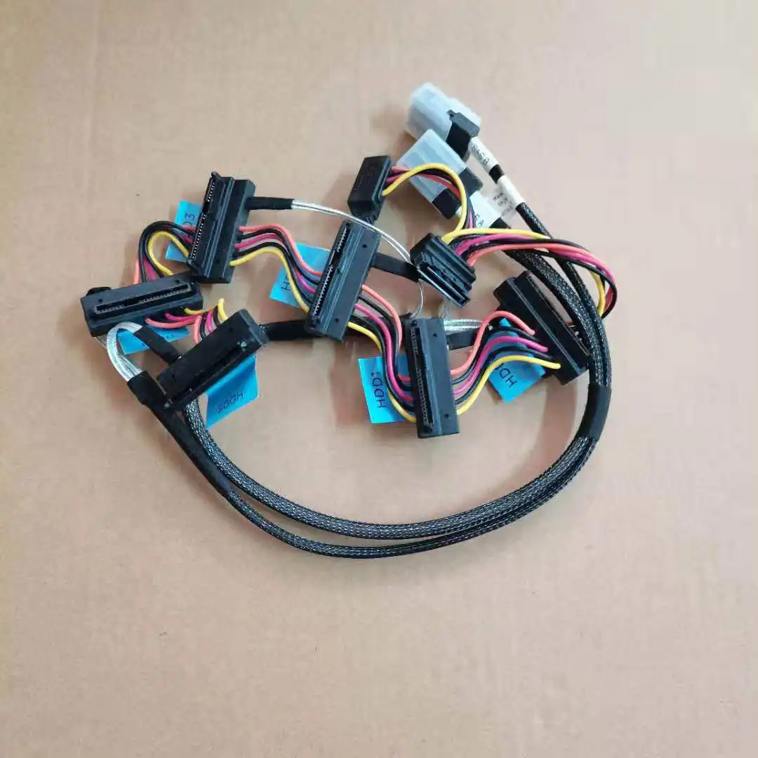 For Dell T110ii SAS 2.5 H200 cable, dual SFF8087 to 6 SATA 73J01
For Dell T110ii SAS 2.5 H200 cable, dual SFF8087 to 6 SATA 73J01