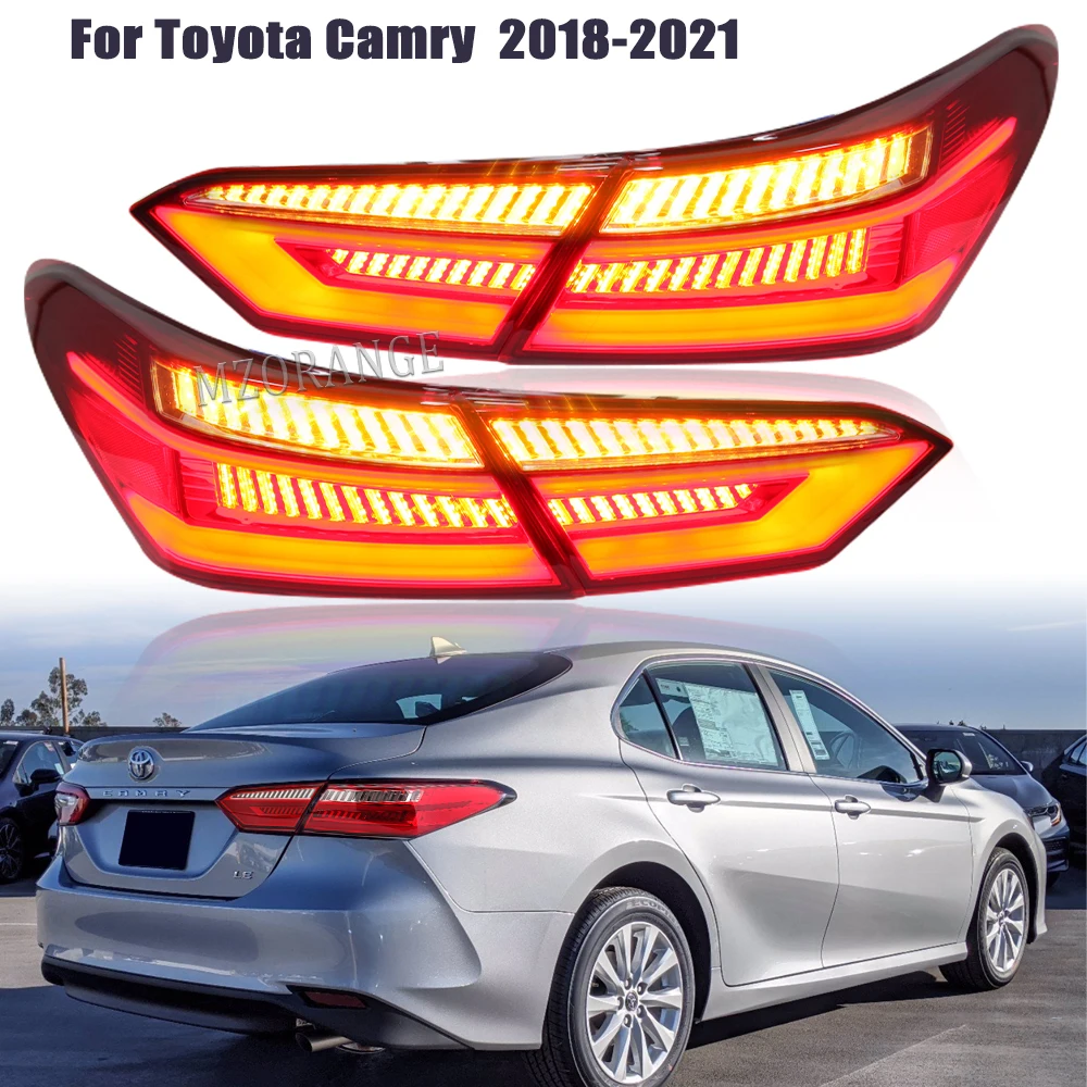 Modified LED Tail Light For Toyota Camry 2018 2019 2020 2021 US Version Rear Brake Driving Dynamic Turn Signal Reversing Lamp
Modified LED Tail Light For Toyota Camry 2018 2019 2020 2021 US Version Rear Brake Driving Dynamic Turn Signal Reversing Lamp