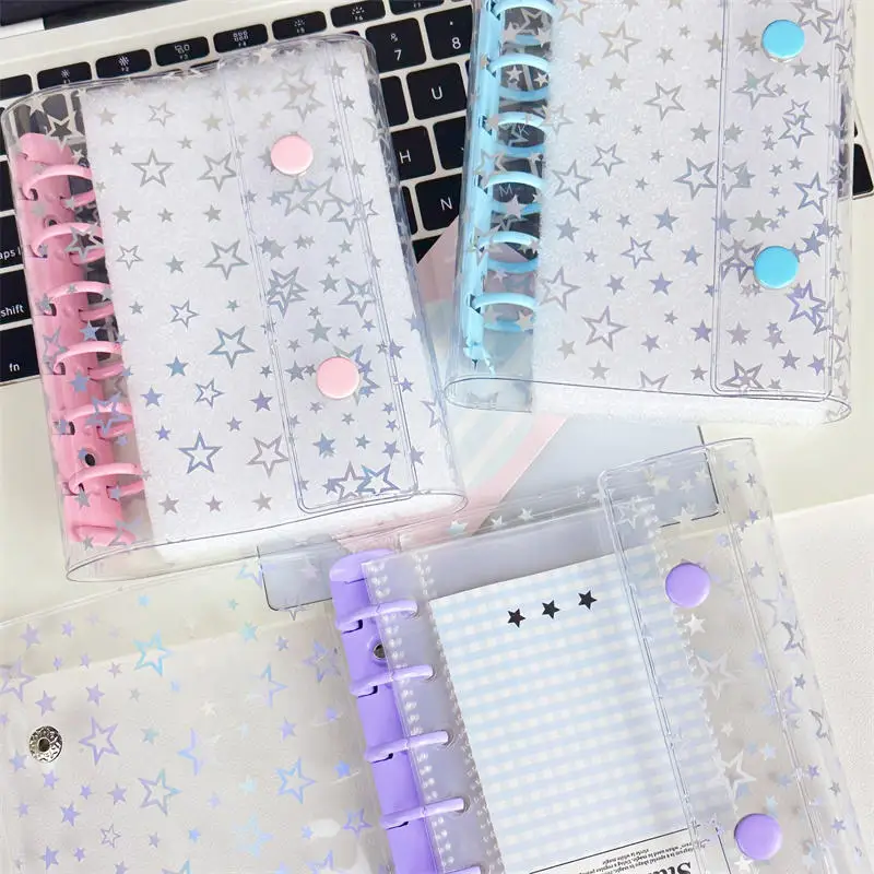A7 Size Glitter Stationery Binder Notebook Shell Pocket Notepads DIY Postcards Collect Portable Hand Account Book Shell
A7 Size Glitter Stationery Binder Notebook Shell Pocket Notepads DIY Postcards Collect Portable Hand Account Book Shell