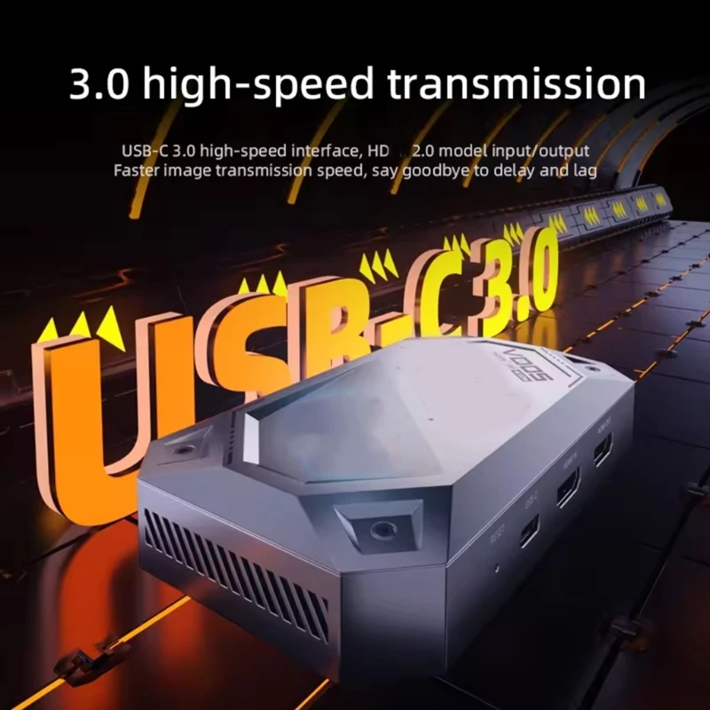 Efficient 4K60Hz Capture Card VD05 Fast Speed USB C and 3.5mm Auditory For Uninterrupted Recording Game Live Streaming
Efficient 4K60Hz Capture Card VD05 Fast Speed USB C and 3.5mm Auditory For Uninterrupted Recording Game Live Streaming