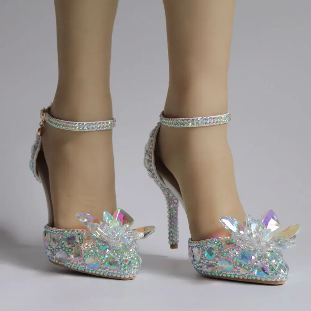 New High Heels Women Sole Rhinestones Pumps Bottom High Heels Women Wedding Shoes Bride Pointed Toe Platform Heels Large size
New High Heels Women Sole Rhinestones Pumps Bottom High Heels Women Wedding Shoes Bride Pointed Toe Platform Heels Large size